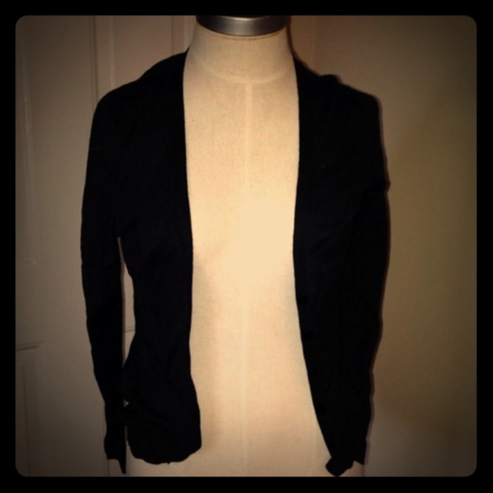 Navy J. Crew Cardigan lightweight sweater EUC